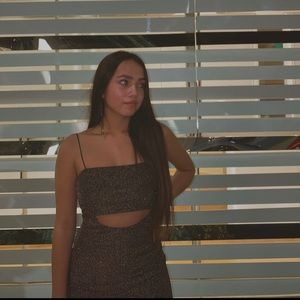 Cute copper shimmer dress